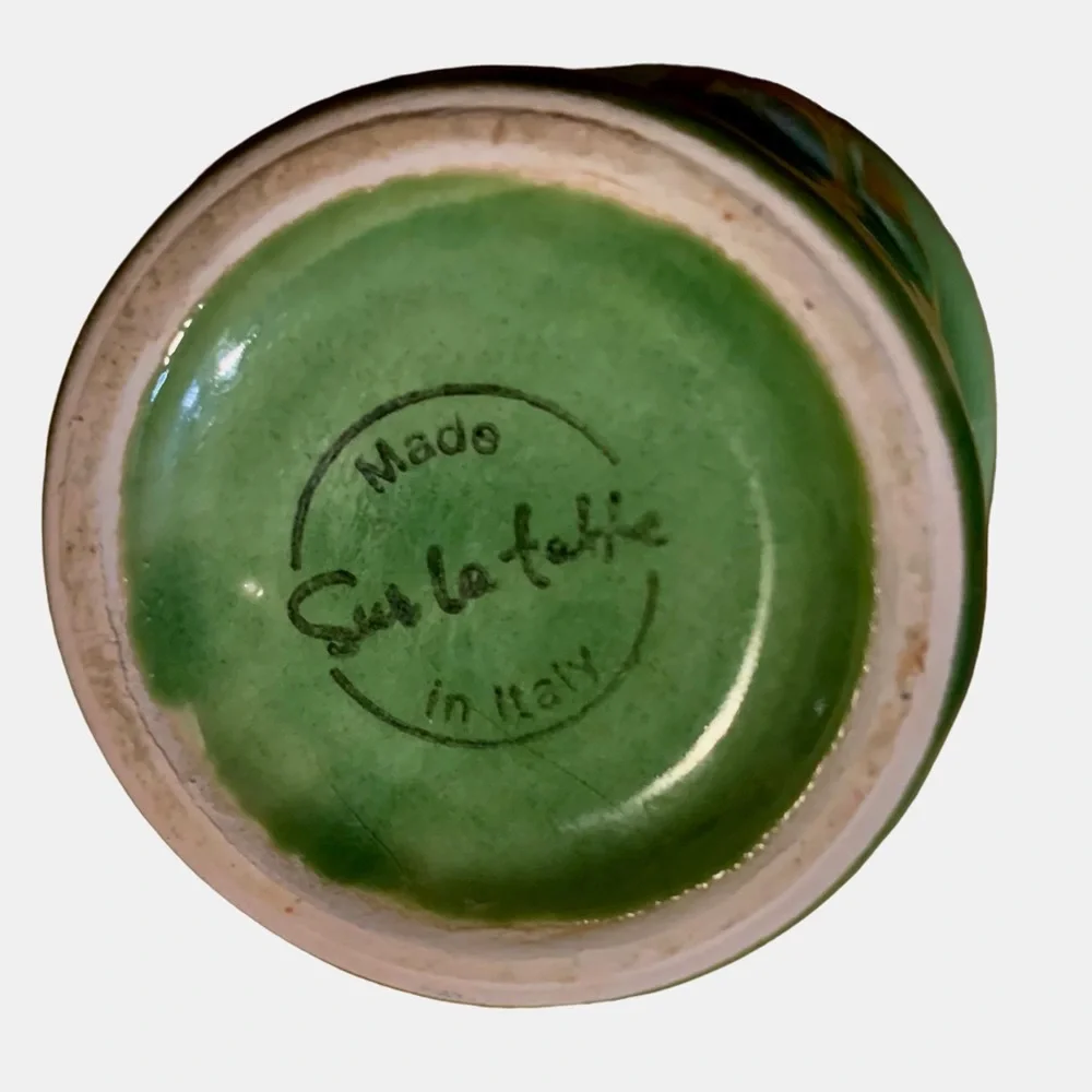Sur La Table candle holders. Italian hand made fired ceramic candle holders.
